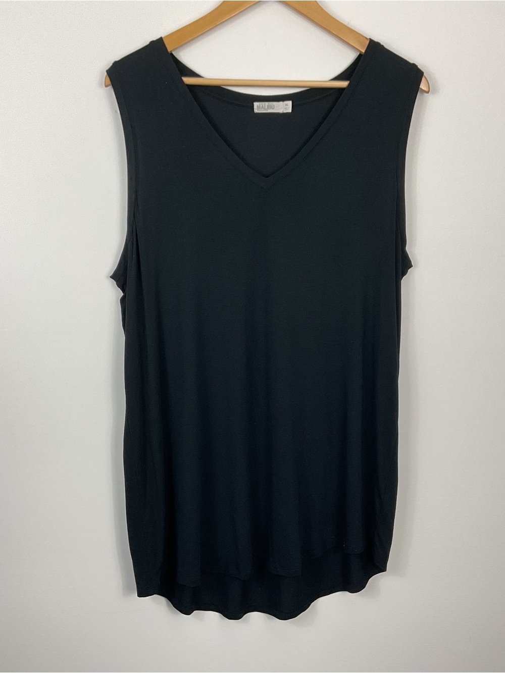 Barefoot Dreams Malibu Collection Sleeveless Modal V Neck Tank Top Womens XL